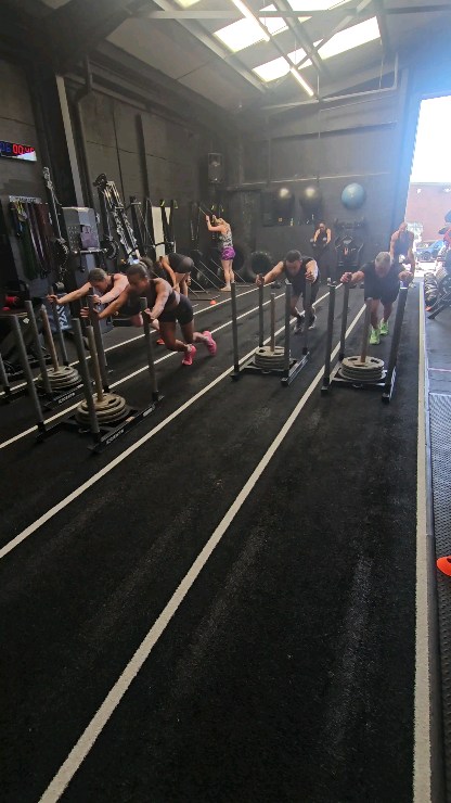 Saturday morning METCON class